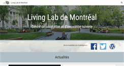 Desktop Screenshot of livinglabmontreal.org